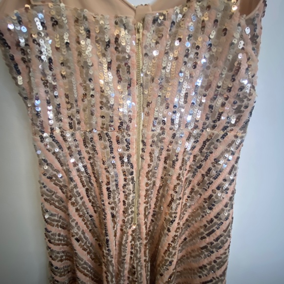 LuLu's Sequin lined Mini Dress - Picture 4 of 6